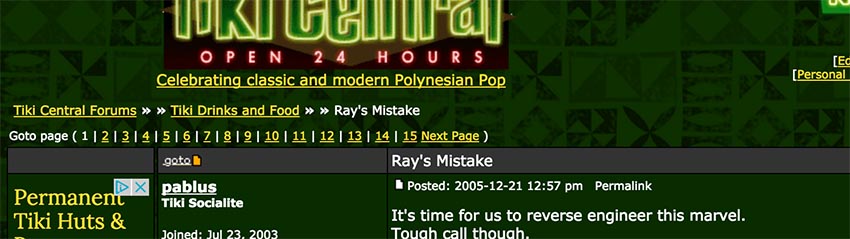 Ray's Mistake guessers online
