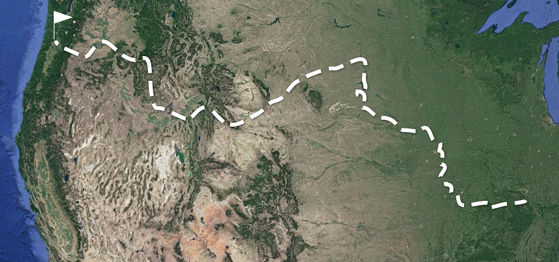 Astor Overland Party route